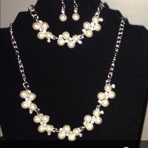 Nickel free necklace and earrings